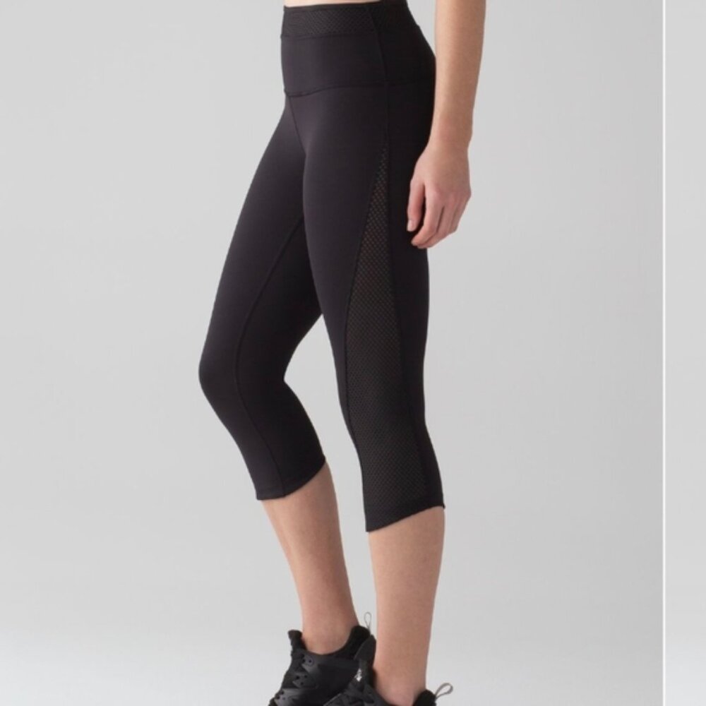 Lululemon Keep Score Crop (17")Black